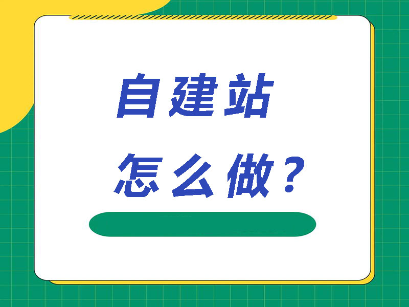 网站建设,自建站