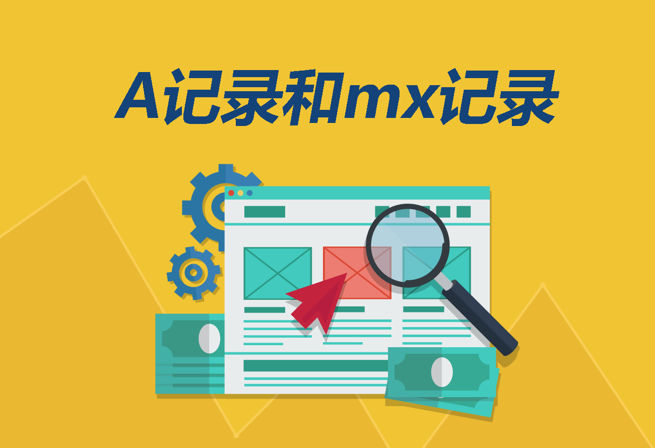 域名解析,A记录,mx记录